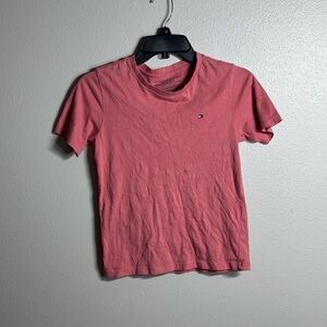 Tommy‎ Hilfiger Kids Boys Orange/Pink T-Shirt Youth size 8/10.